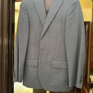 J.Crew Ludlow Harbor Blue Tollegno Wool Suit - 36S / 29x32